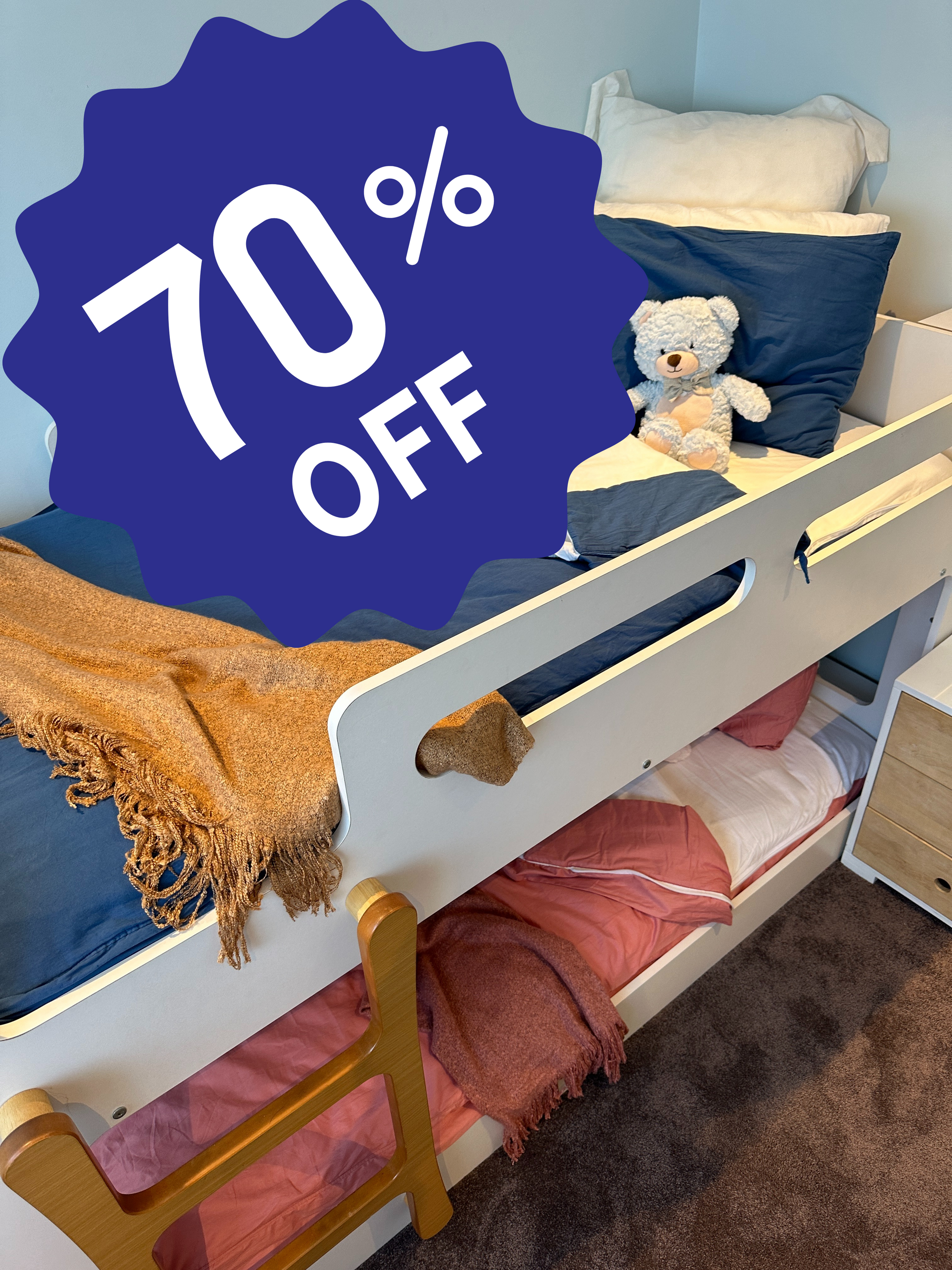 At Home Bunk Bedding - King Single